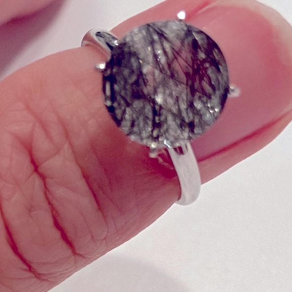 Jewelry - Rutilated quartz  rutile sterling silver ring